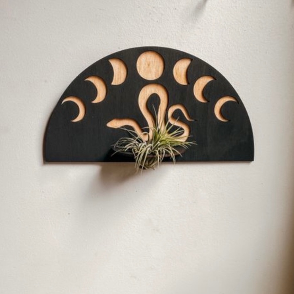 ⚡️ SERPENT MOON PLANT HOLDER ⚡️ - Picture 2 of 2
